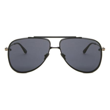 Tom Ford FT1071 LEON 01A Zwart Heren Zonnebril