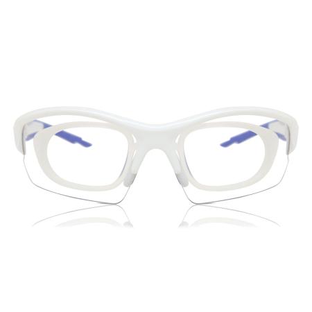 Salice 838 CRX BIANCO/RW BLU Wit Heren Zonnebril