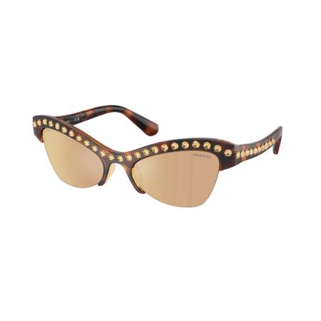 Swarovski SK6043 100271 Tortoiseshell Dames Zonnebril
