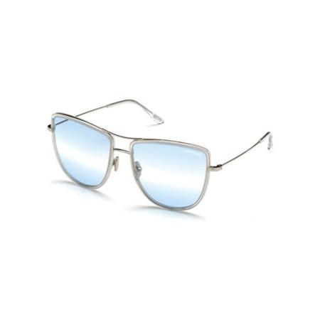 Tom Ford FT0759 TINA 16W Zilver Dames Zonnebril