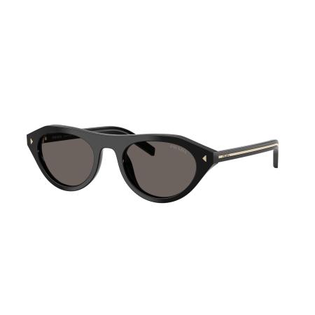 Prada Vrouwelijk Sunglass PR B15S - Framekleur: Zwart, Lenskleur: Donkergrijs