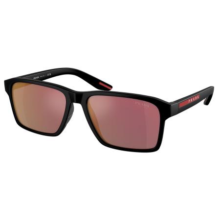 Prada Linea Rossa PS05YS 1BO10A Zwart Heren Zonnebril