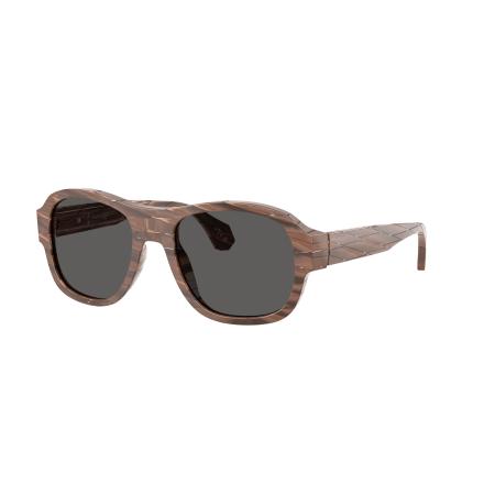 Alain Mikli Unisex Sunglass A05519 - Framekleur: Bronzen ruit, Lenskleur: Donkergrijs
