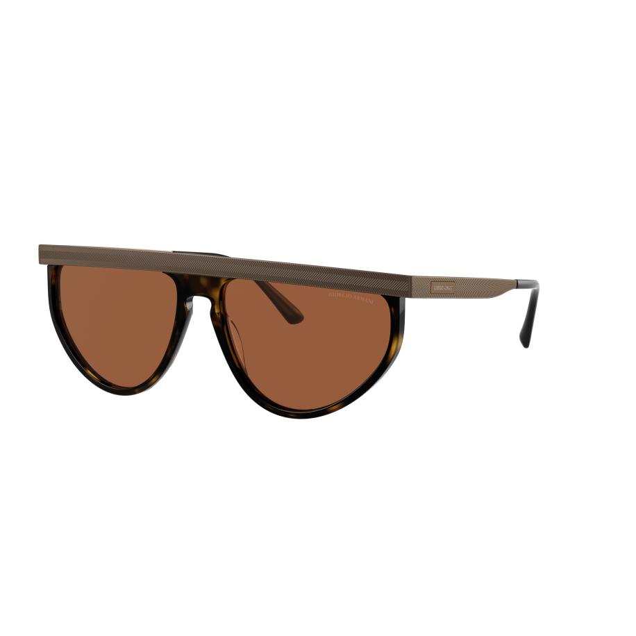Giorgio Armani Mannelijk Sunglass AR6117 - Framekleur: Havana, Lenskleur: Bruin Bruin