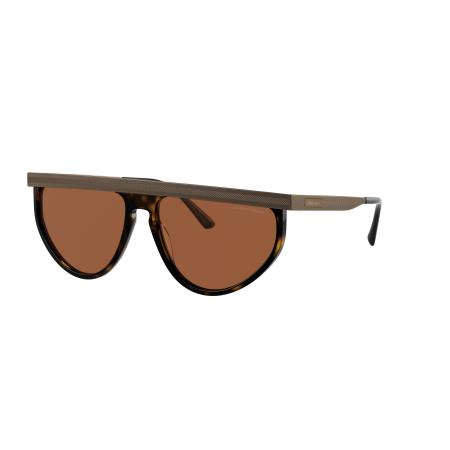 Giorgio Armani Mannelijk Sunglass AR6117 - Framekleur: Havana, Lenskleur: Bruin