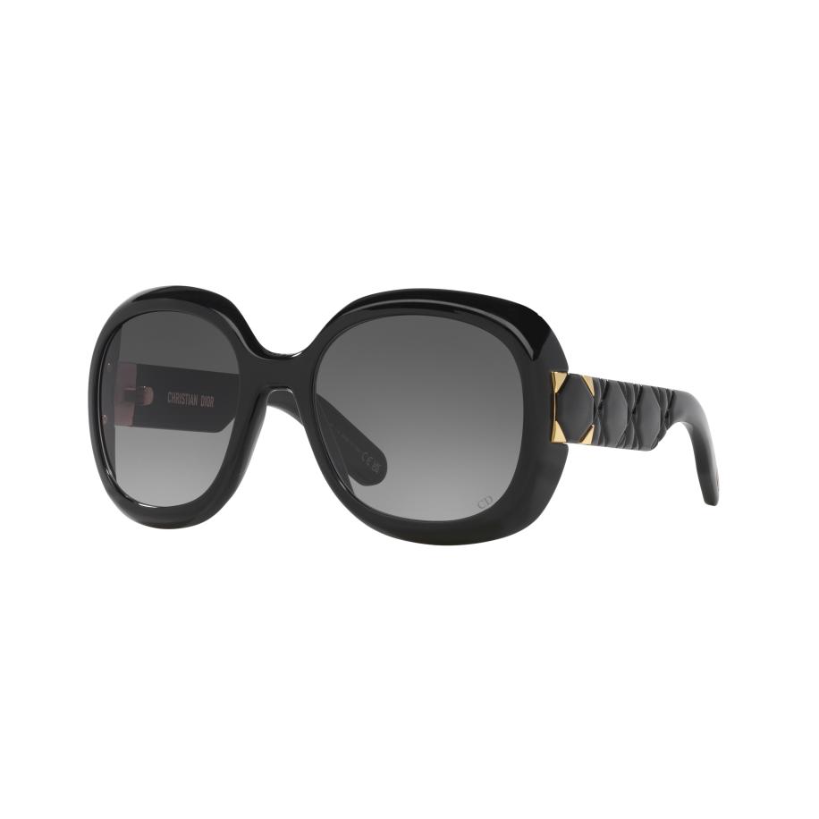 DIOR Vrouwelijk Sunglass Lady 9522 R2I - Framekleur: Zwart, Lenskleur: Dofgrijs Grijs