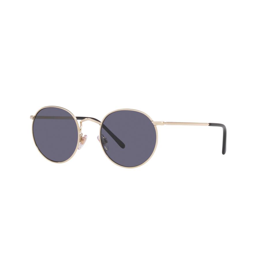 Sunglass Hut Collection Unisex Sunglass HU1009 - Framekleur: Glanzend lichtgoud, Lenskleur: Solid Grey Polar Grijs