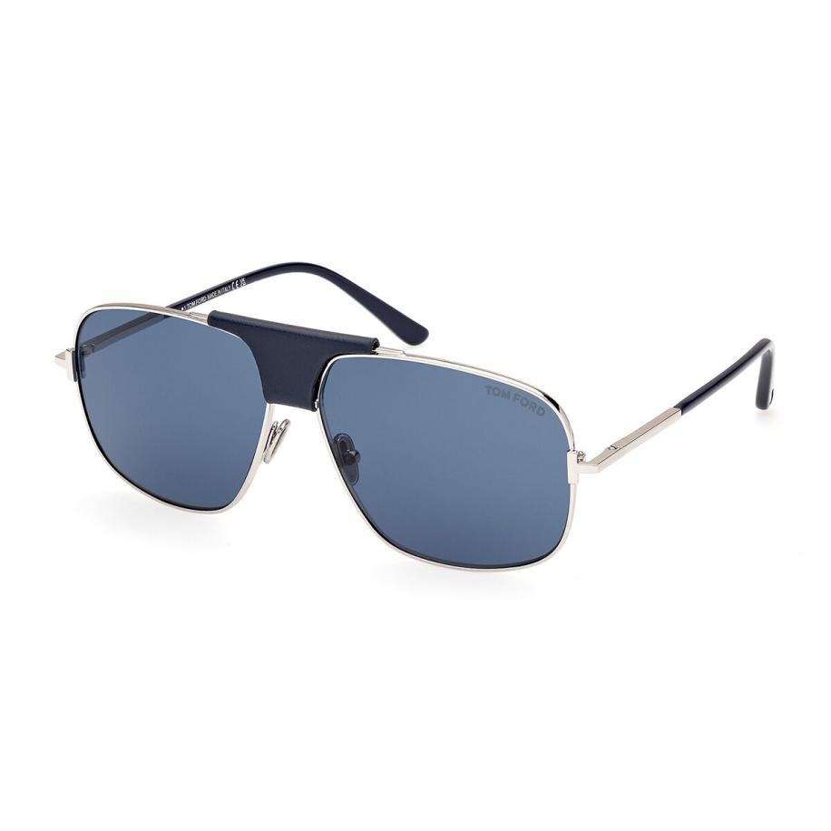 Tom Ford FT1096 TEX 16V Zilver Heren Zonnebril