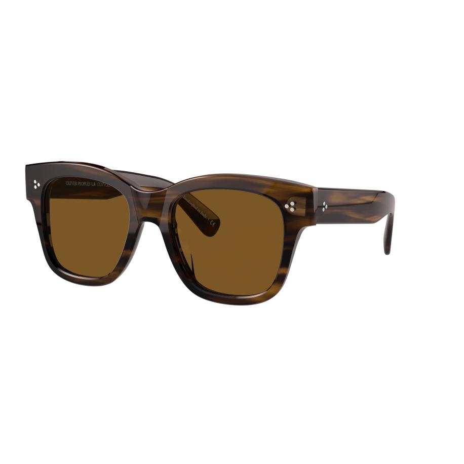 Oliver Peoples Unisex Sunglass OV5442SU Melery - Framekleur: Bark, Lenskleur: Bruin Polar Bruin