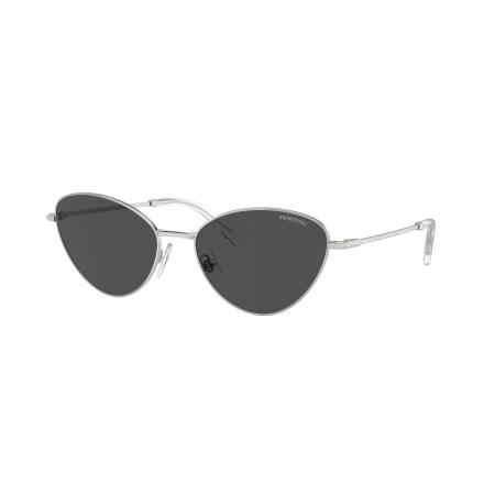 Swarovski Vrouwelijk Sunglass SK7014 - Framekleur: Zilver, Lenskleur: Donkergrijs
