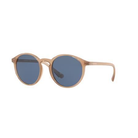 Sunglass Hut Collection Unisex Sunglass HU2019 - Framekleur: Transparant bruin, Lenskleur: Donkerblauw