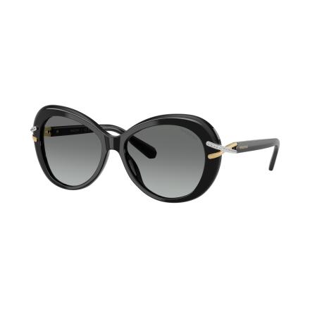 Swarovski Vrouwelijk Sunglass SK6026 - Framekleur: Zwart, Lenskleur: Grijs Gradiënt