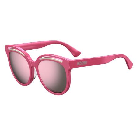 Moschino MOS043/F/S Aziatische pasvorm MU1/VQ Roze Dames Zonnebril