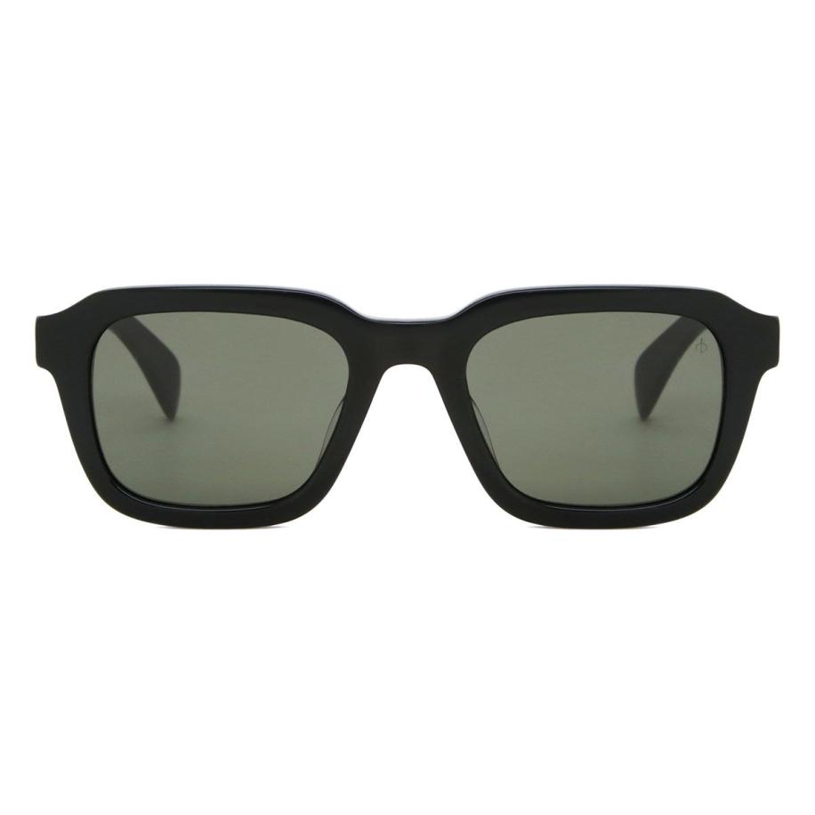 Rag & Bone RNB5046/G/S Aziatische pasvorm 807/70 Zwart Heren Zonnebril
