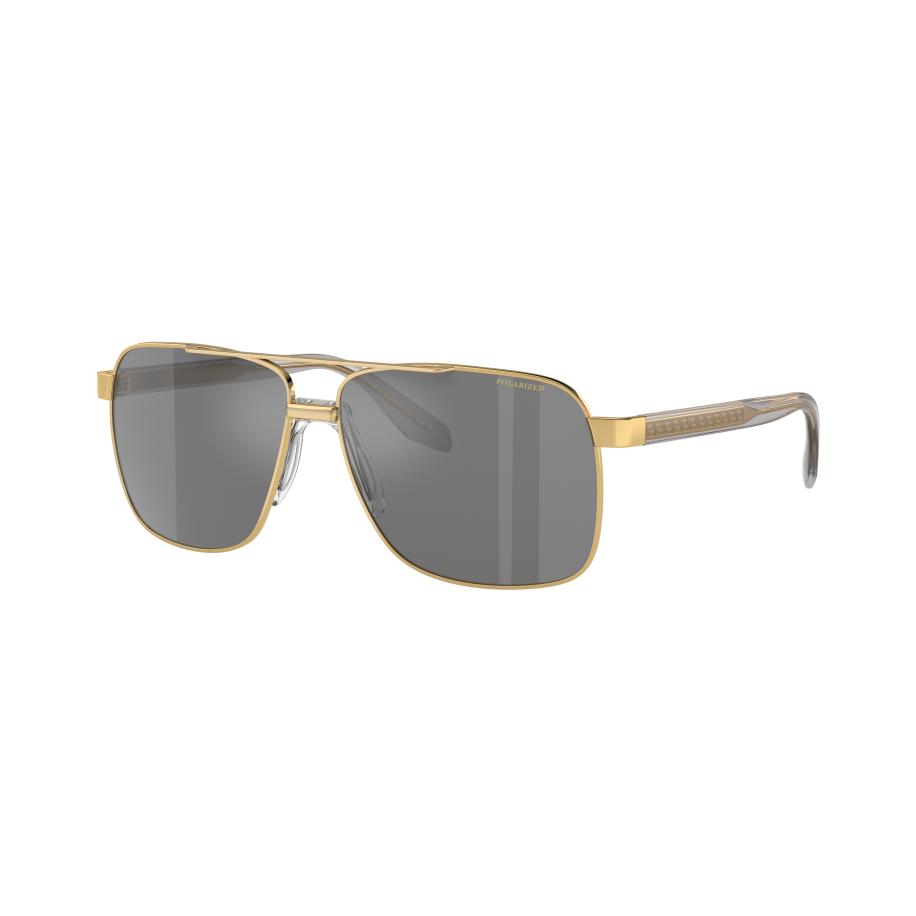Versace VE2174 Polarized 1002Z3 Goud Heren Zonnebril Multicolor