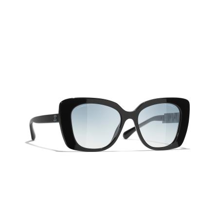 Chanel Vrouwelijk Sunglass Square Sunglasses CH5422B - Framekleur: Blauw Vendome, Lenskleur: Blauw