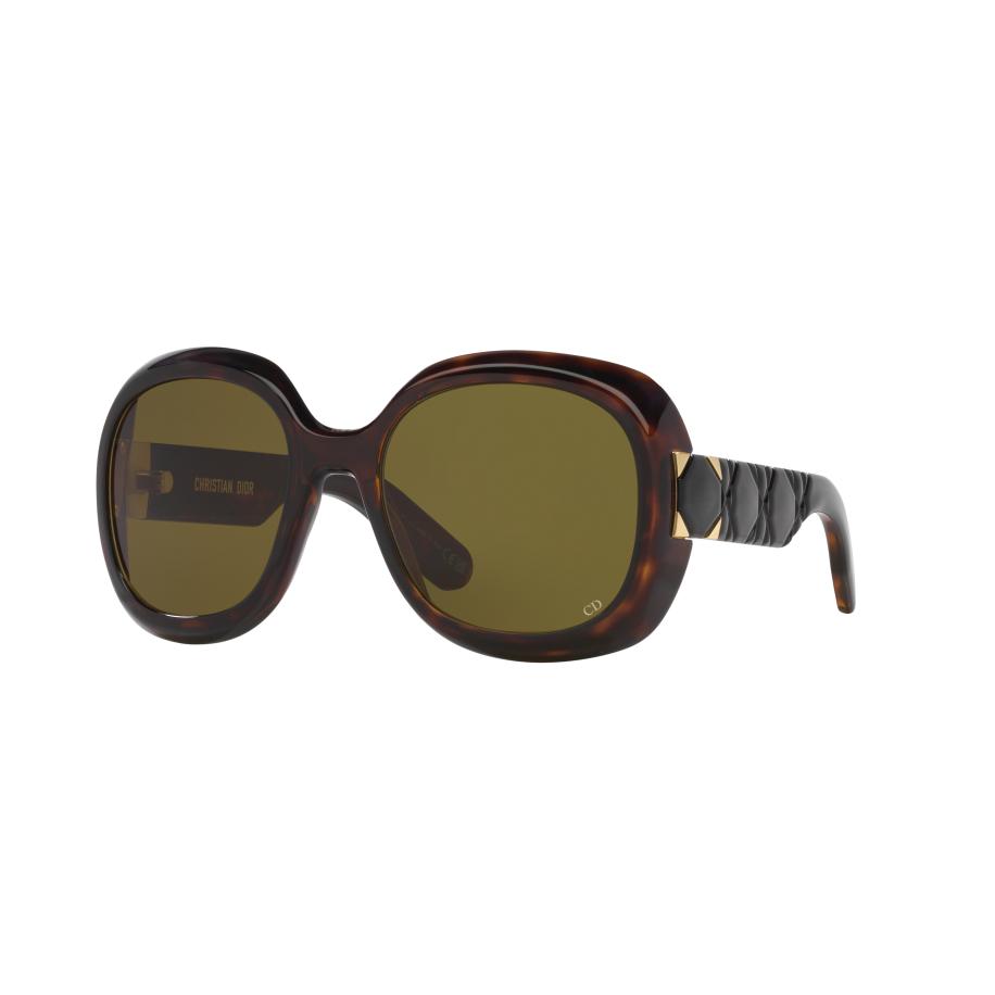 DIOR Vrouwelijk Sunglass Lady 9522 R2I - Framekleur: Tortoise, Lenskleur: Groen Groen