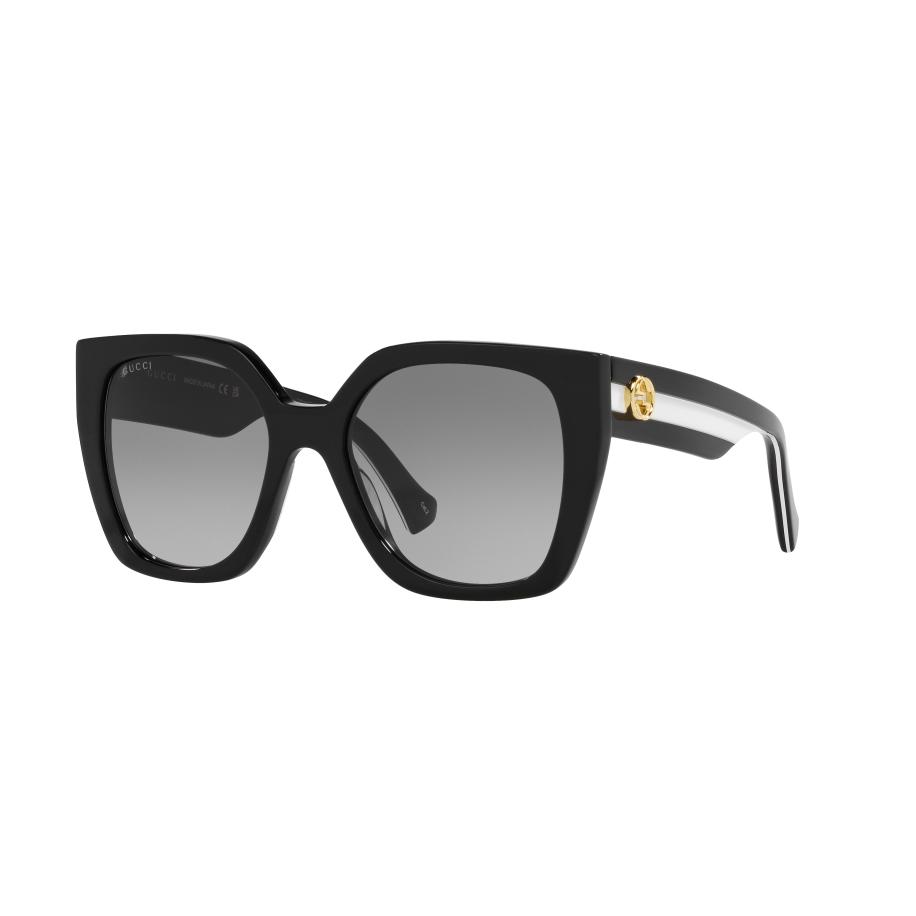 Gucci Vrouwelijk Sunglass GG1300S - Framekleur: Zwartmat, Lenskleur: Grijs Grijs