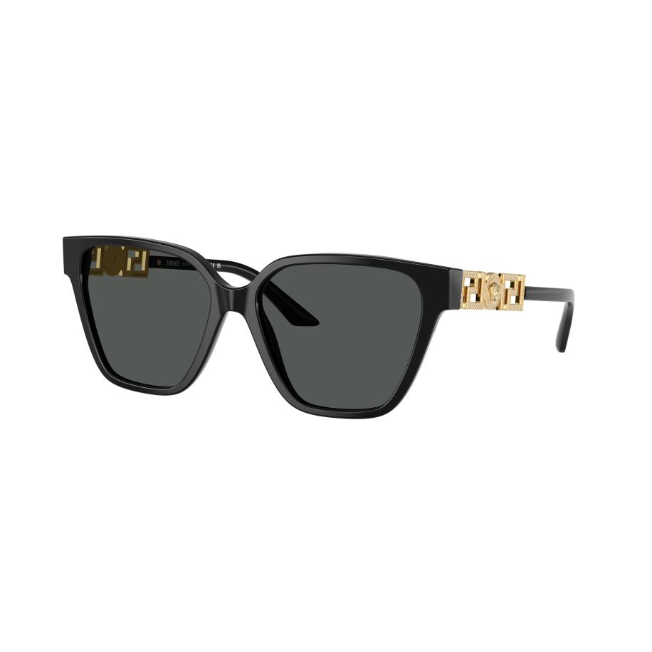 Versace Vrouwelijk Sunglass VE4471B - Framekleur: Zwart, Lenskleur: Donkergrijs Grijs