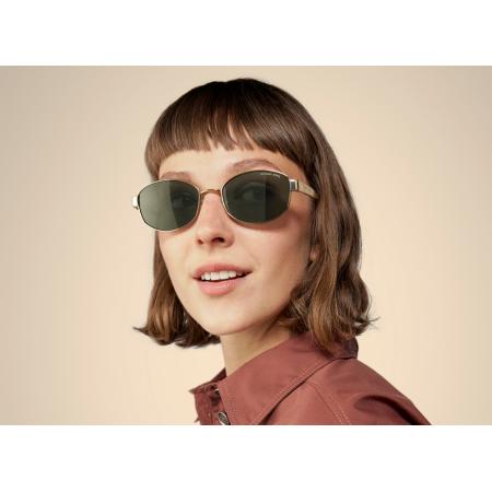 Michael Kors Vrouwelijk Sunglass MK1161 Monte Carlo - Framekleur: Lichtgoud, Lenskleur: Groen effen