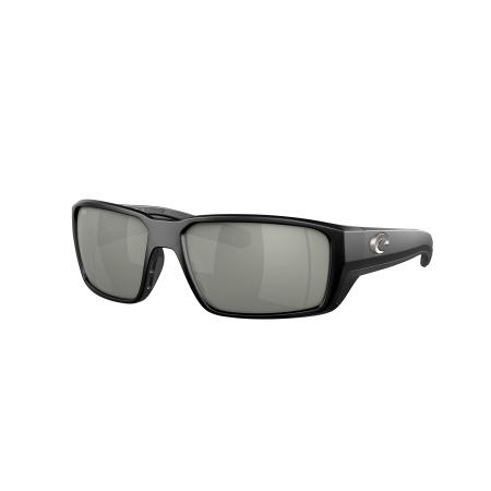 Costa Mannelijk Sunglass 6S9079 Fantail PRO - Framekleur: Matzwart, Lenskleur: Grijs zilver gespiegeld