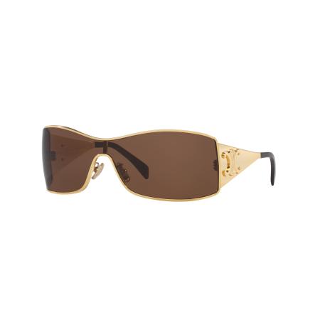 Celine Vrouwelijk Sunglass Maxi Metal Triomphe Cl40283U - Framekleur: Goud, Lenskleur: Bruin