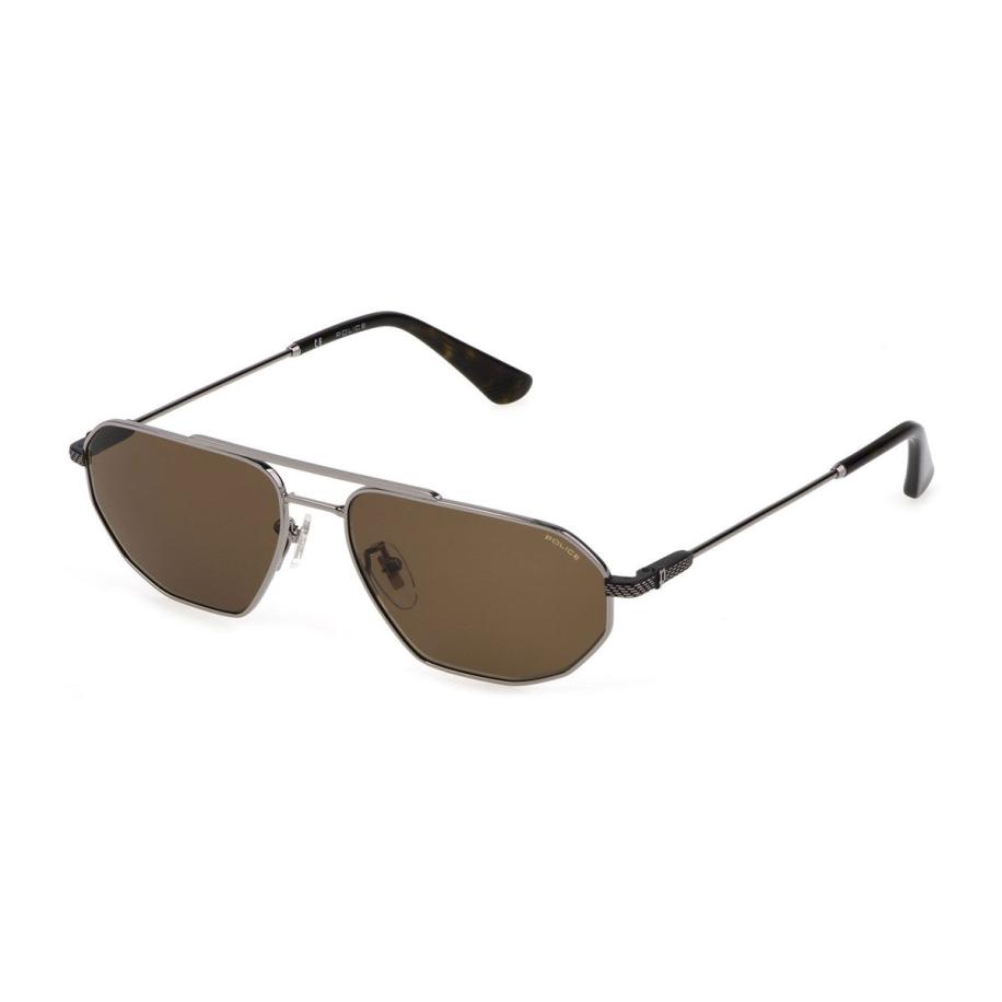 Police SPLF66 508 Grijs Heren Zonnebril