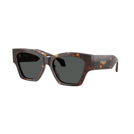 Versace Vrouwelijk Sunglass VE4492U - Framekleur: Donker Havana, Lenskleur: Donkergrijs