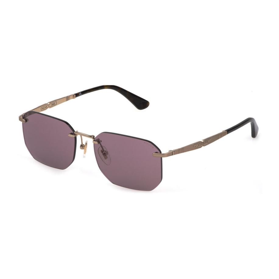 Police SPLF69 8M6 Bruin Heren Zonnebril