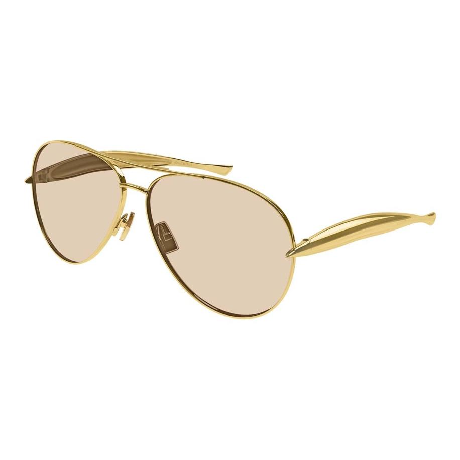Bottega Veneta BV1305S 2 Goud Heren Zonnebril