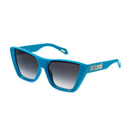Just Cavalli SJC146 09QL Blauw Dames Zonnebril