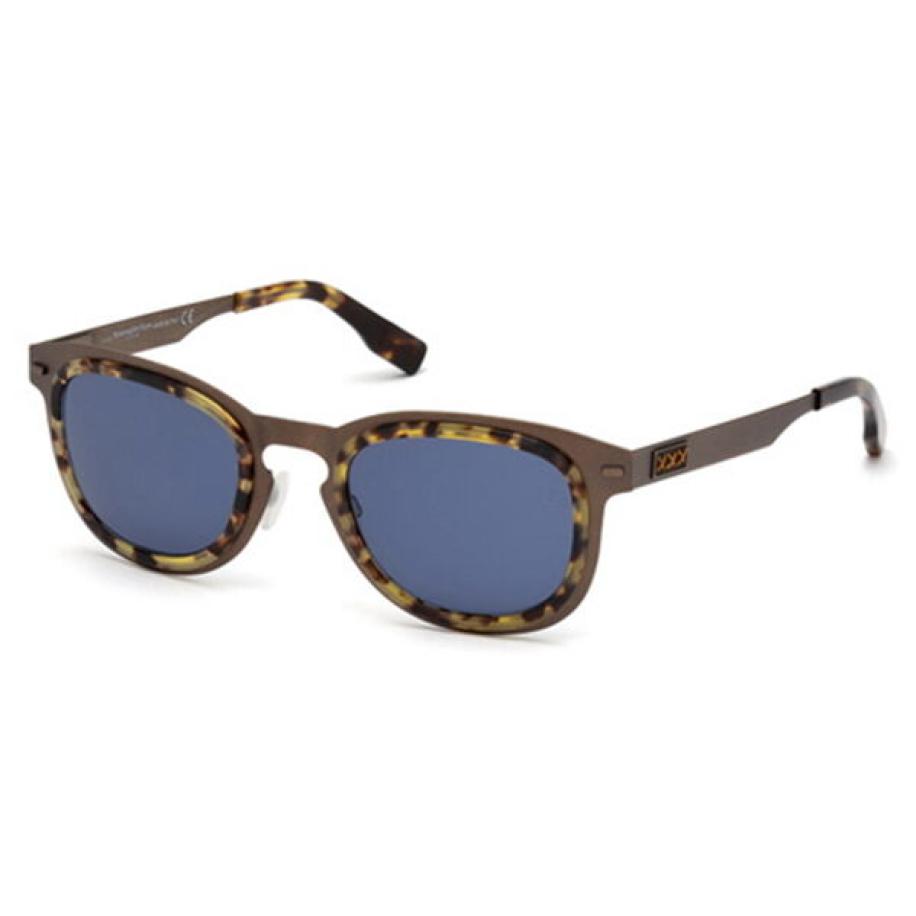 Zegna Ermenegildo Zegna ZC0007 38V Tortoiseshell Heren Zonnebril