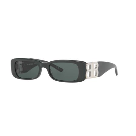 Balenciaga Vrouwelijk Sunglass BB0096S - Framekleur: Groen, Lenskleur: Groen