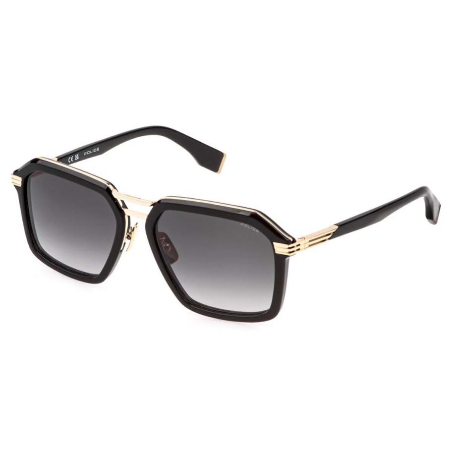 Police SPLQ92 MERCURY 2 300 Zwart Heren Zonnebril