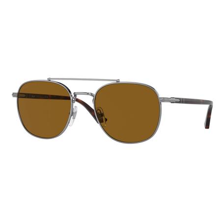 Persol PO1006S Aziatische pasvorm 513/33 Gunmetal Heren Zonnebril