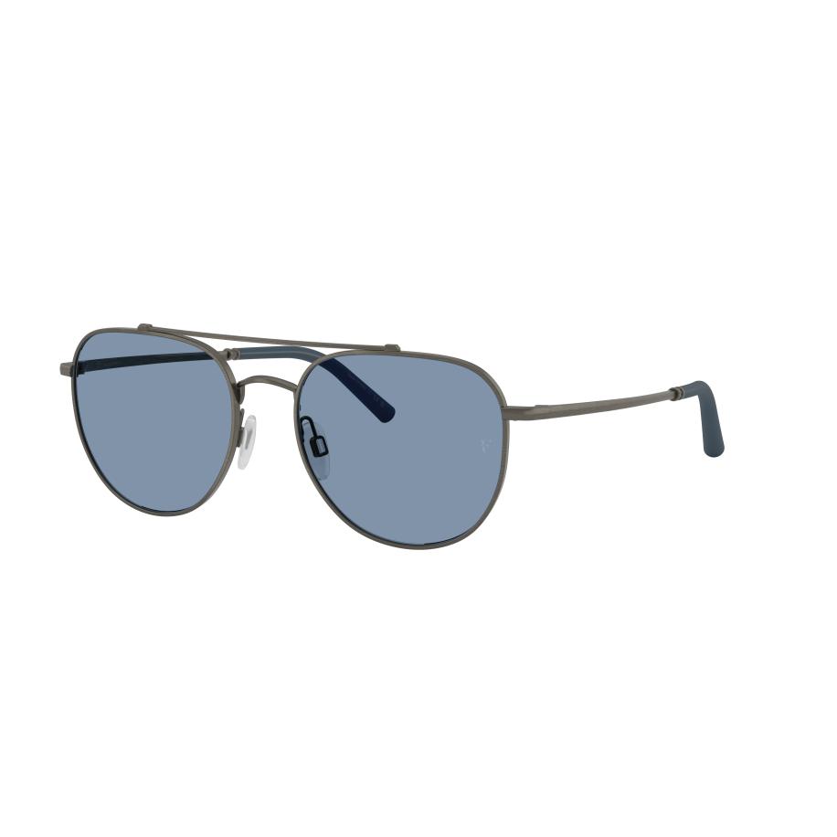 Oliver Peoples Unisex Sunglass OV1346S R-10 - Framekleur: Tin, Lenskleur: Marineblauw Blauw