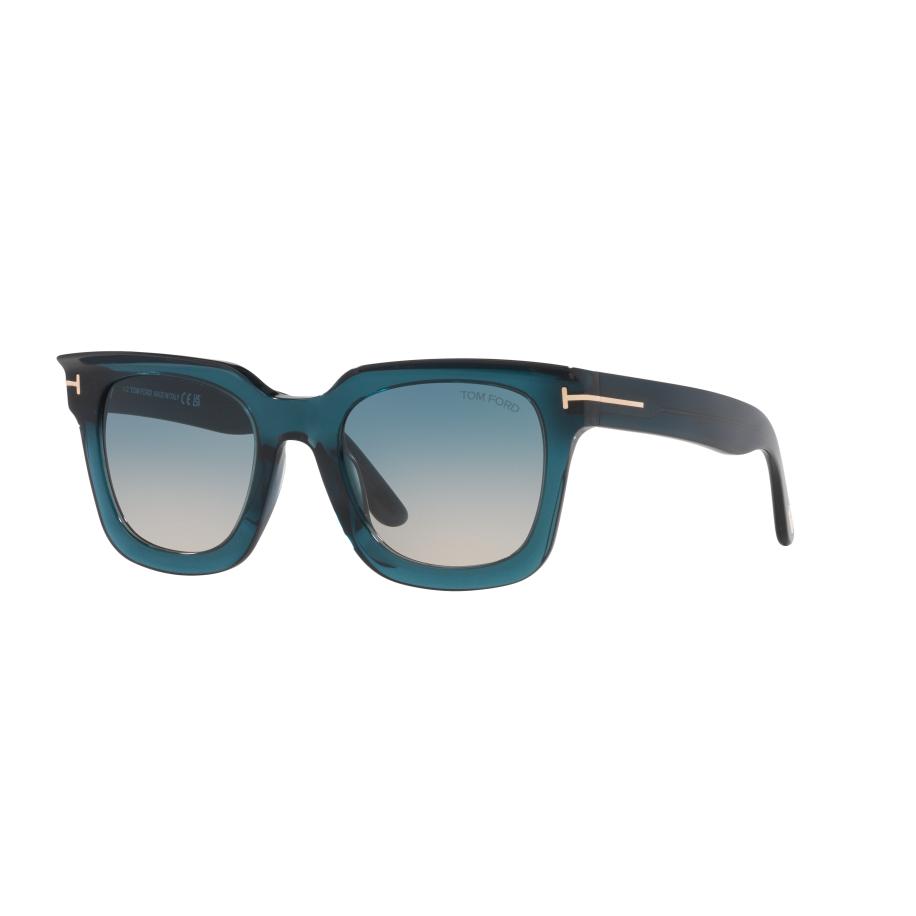 Tom Ford FT1115 LEIGH-02 92P Blauw Dames Zonnebril Groen