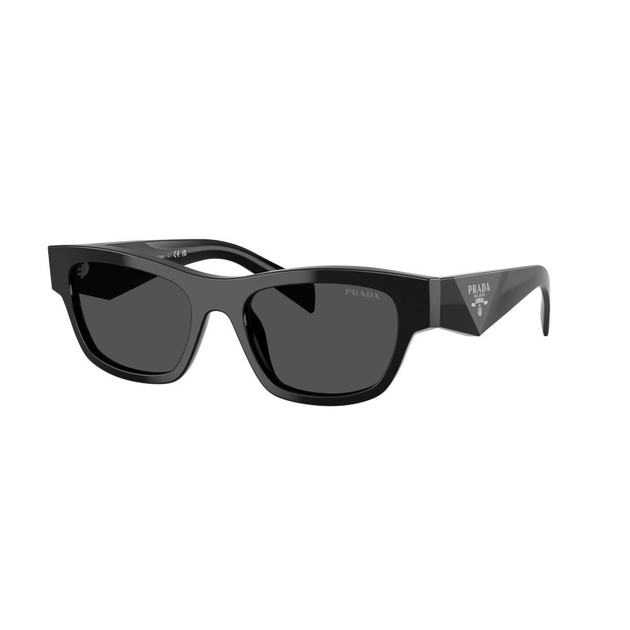 Prada Vrouwelijk Sunglass PR B09S - Framekleur: Zwart, Lenskleur: Donkergrijs Grijs