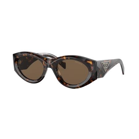 Prada Vrouwelijk Sunglass PR 20ZS - Framekleur: Tortoise, Lenskleur: Donkerbruin