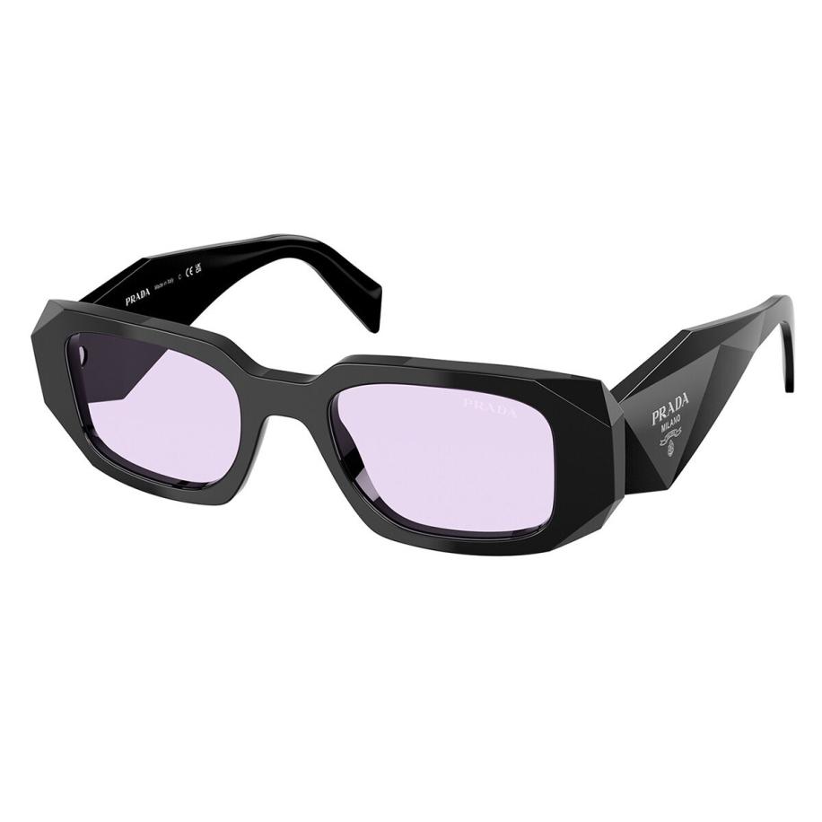 Prada PR 17WSF Aziatische pasvorm 16K40J Zwart Dames Zonnebril