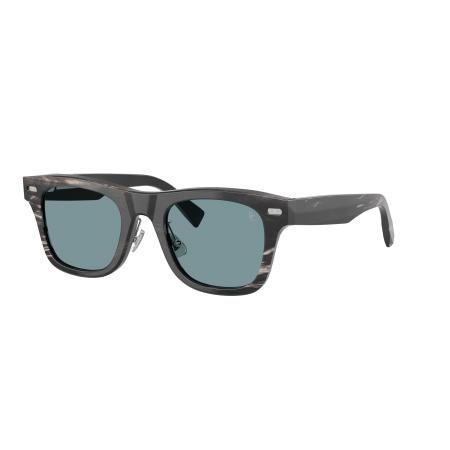 Brunello Cucinelli Mannelijk Sunglass BC8503S - Framekleur: Zwart Hoorn, Lenskleur: Mezzanotte