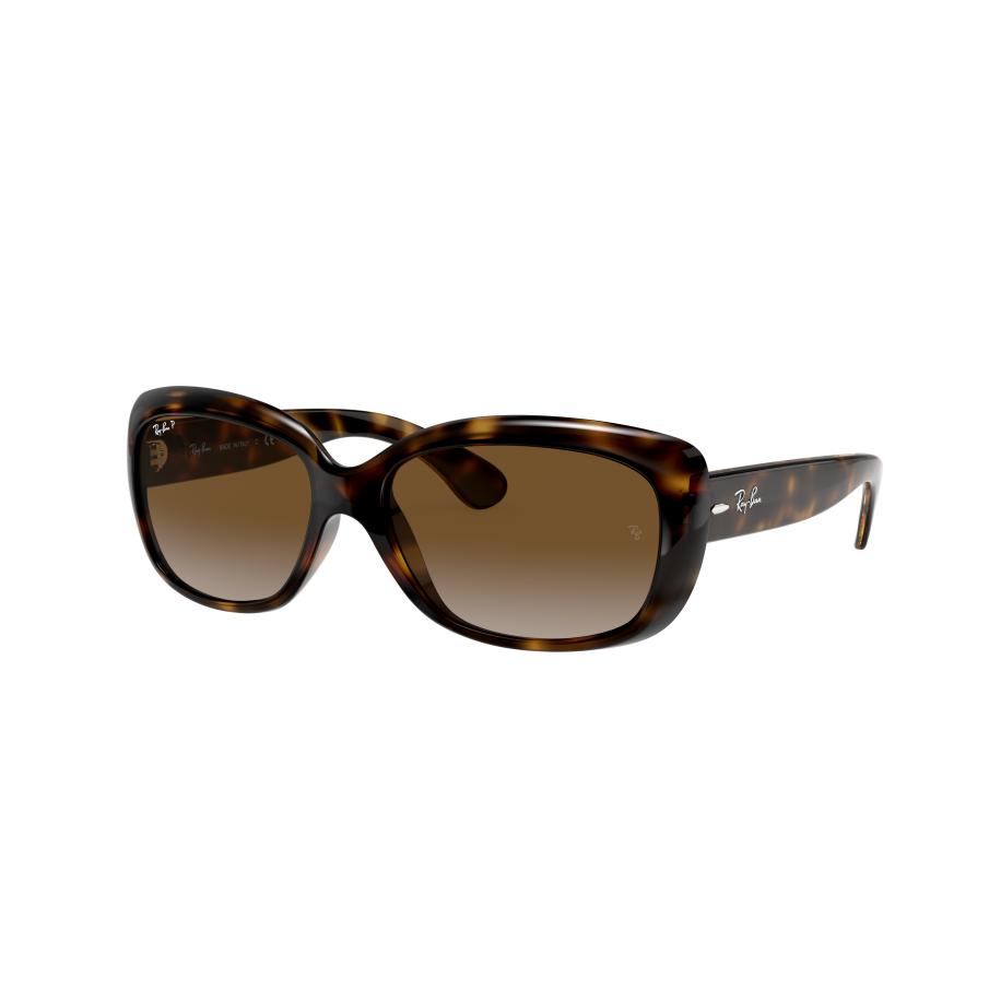 Ray-Ban Vrouwelijk Sunglass RB4101 Jackie Ohh - Framekleur: Licht Havana, Lenskleur: Bruin Bruin