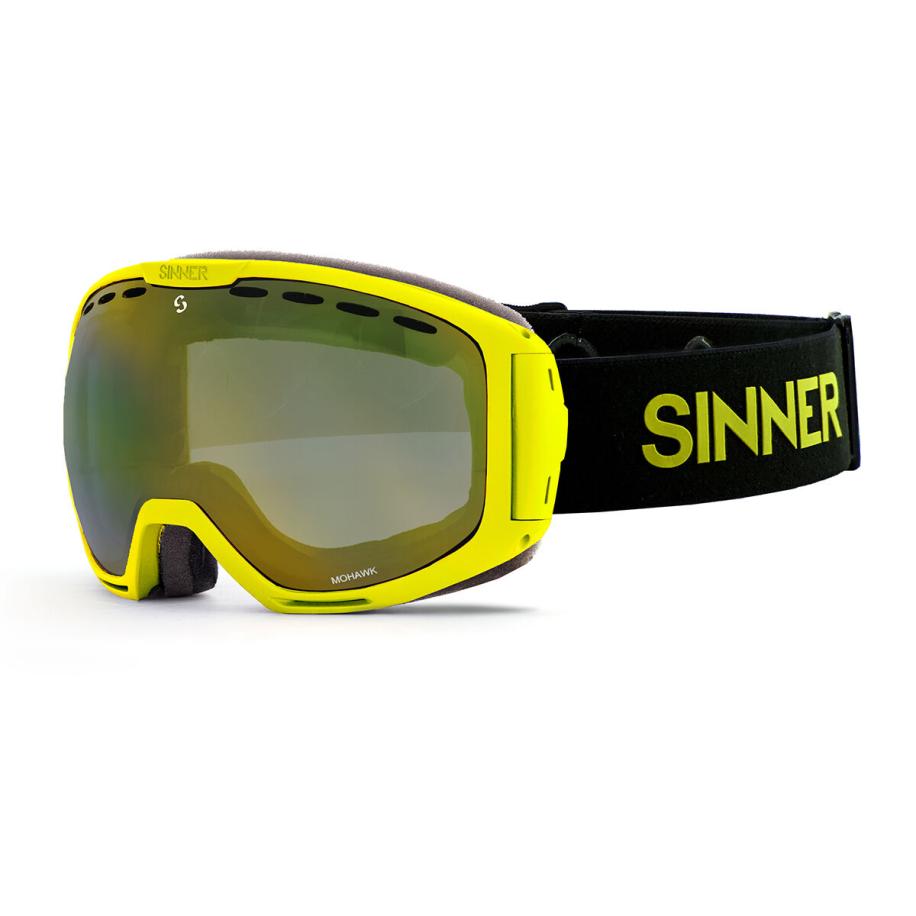 Sinner Mohawk SIGO-163-80A-18 Geel Heren Zonnebril