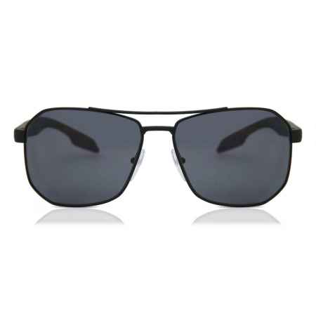 Prada Linea Rossa PS51VS Polarized DG05Z1 Zwart Heren Zonnebril