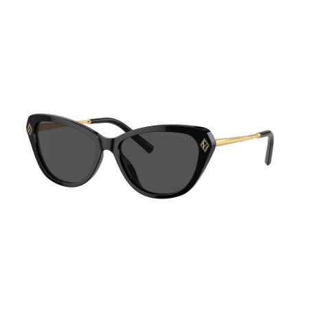 Ralph Lauren Vrouwelijk Sunglass RL8224U THE ELLA - Framekleur: Zwart, Lenskleur: Donkergrijs