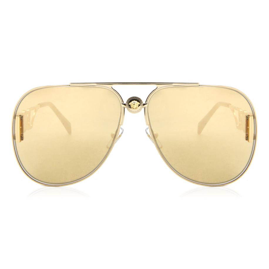 Versace VE2255 Aziatische pasvorm 100203 Goud Heren Zonnebril