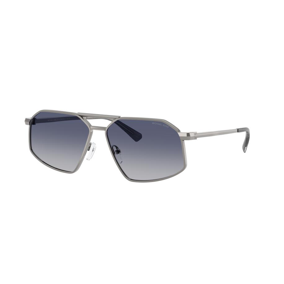 Michael Kors Mannelijk Sunglass MK1167 Mar Vista - Framekleur: Glanzend staalgrijs, Lenskleur: Blauw Gradiënt Blauw