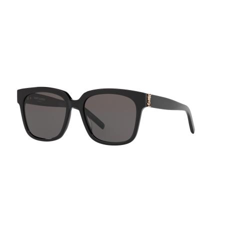 Saint Laurent Vrouwelijk Sunglass SL M40 - Framekleur: Zwart glanzend, Lenskleur: Grijs