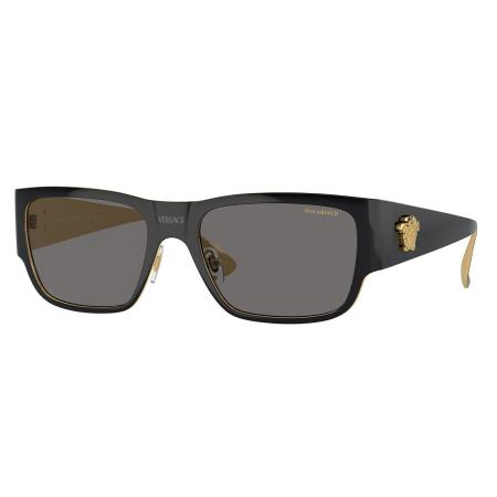 Versace VE2262 Polarized 143381 Zwart Heren Zonnebril