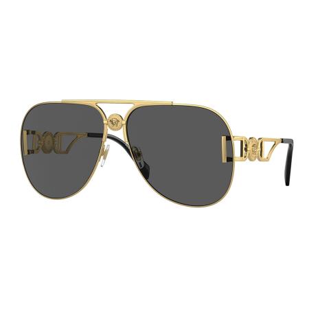 Versace VE2255 Aziatische pasvorm 100287 Goud Heren Zonnebril
